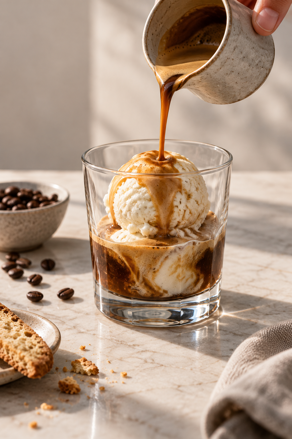 Coffee affogato