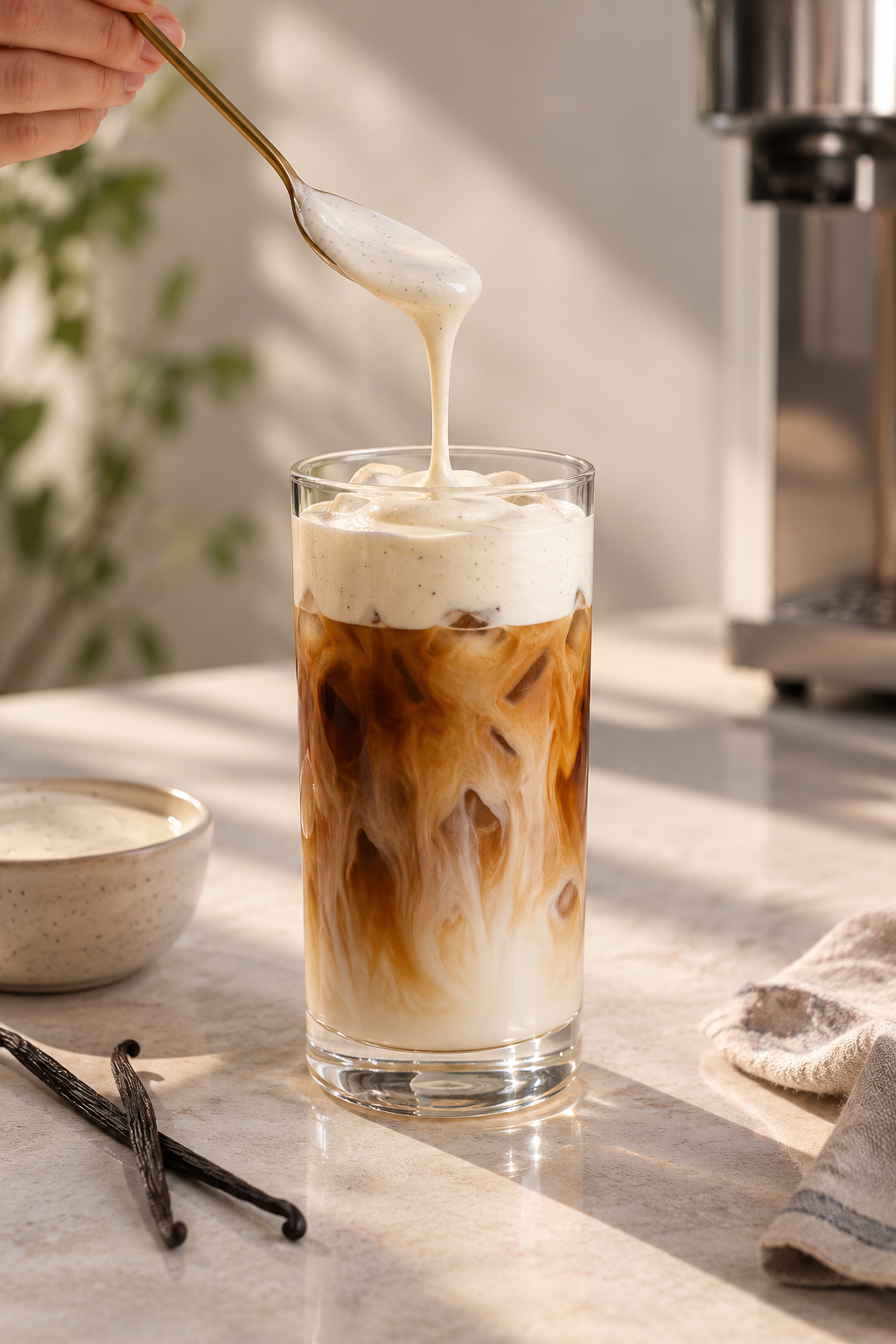 Vanilla bean cloud coffee